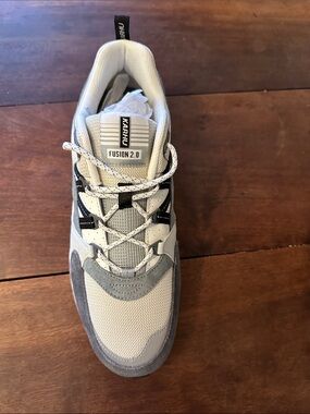 Karhu Fusion 2.0 Men's White and Gray Sneaker (Limestone / Jet Black)